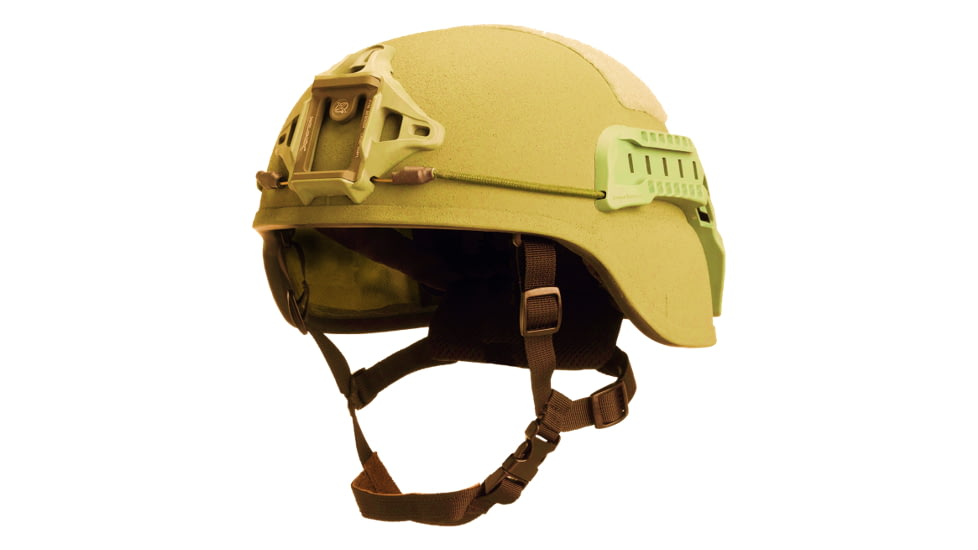 ArmorSource AS-600 Rifle Resistance High Protection Fully Loaded Assault Helmet, Regular Cut, MediumTan, 600-RCM-R10P3-R-W3-V-TN