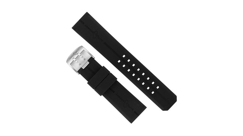Armourlite Professional Series Watch Band - Rubber Watch Band, Black NBR, Small ARB600
