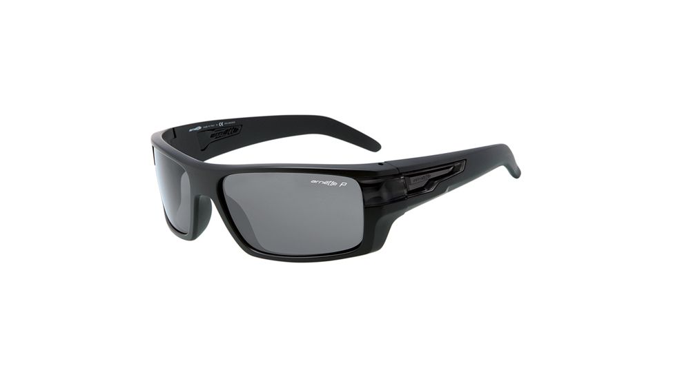 Arnette After Party Sunglasses - Matte Black Frame and Polarized Grey Lens AN4158-01