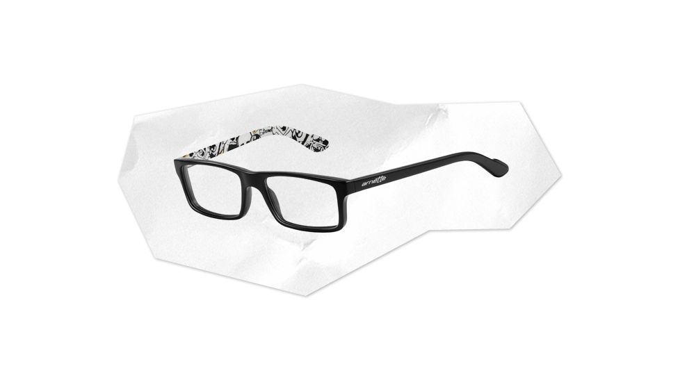 Arnette Arnette Lo-Fi Eyeglasses, Black On Graphics AN7060-0349BI