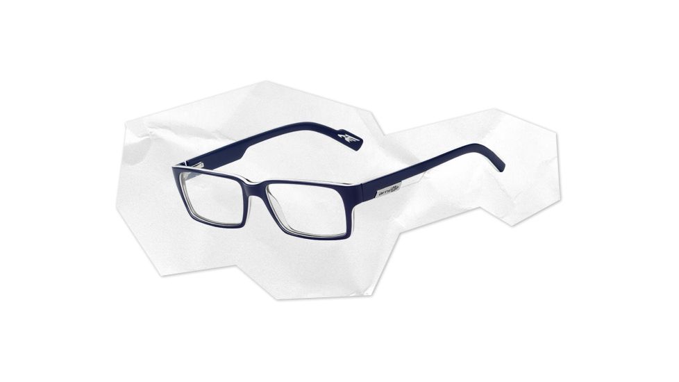 Arnette Arnette Sync Eyeglasses, Top Blue/White/Blue Transparent AN7039-0147BI