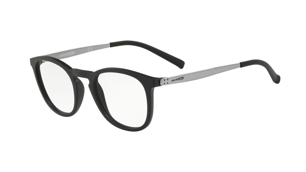 Arnette BANJO AN7151 Progressive Prescription Eyeglasses, 48mm, Matte Black, AN7151-01-48-PRO