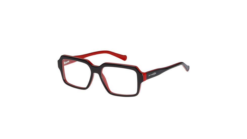 Arnette Bitrate Eyeglasses, Gloss Black/Red Frame-AN7084-0153