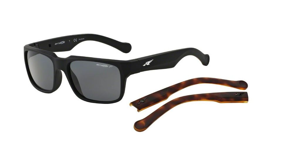 Arnette D STREET AN4211 Prescription Sunglasses, 55mm, Fuzzy Black, AN4211-447-81-55-SV