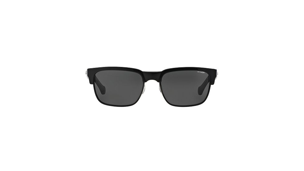 Arnette Dean Sunglasses, Gloss Black &amp; Matte Black Frame, Grey Lens-AN4205-06