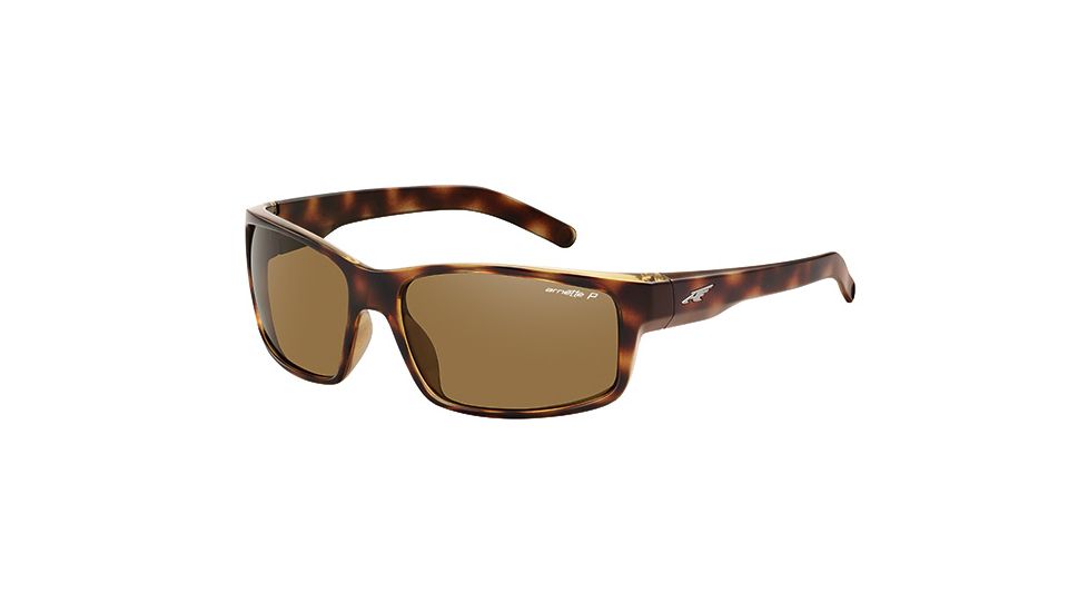 Arnette Fastball Sunglasses, Havana Frame, Polarized Brown Lens-AN4202-02