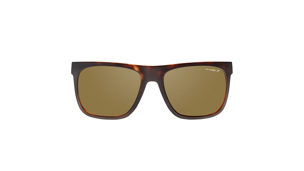 Arnette Fire Drill Sunglasses, Fuzzy Havana Frame, Brown Polarized Lens-AN4143-38