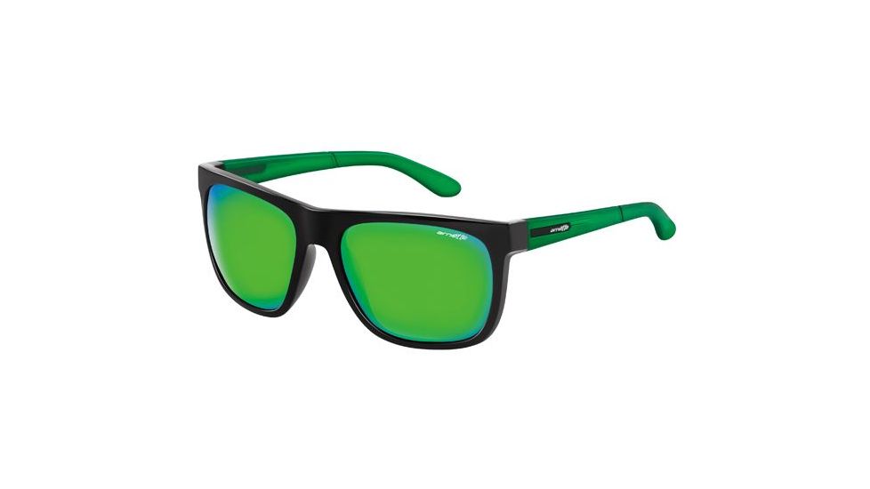 Arnette Firedrill Sunglasses, Black/Lime Frame, Citrus Lens AN4143-31