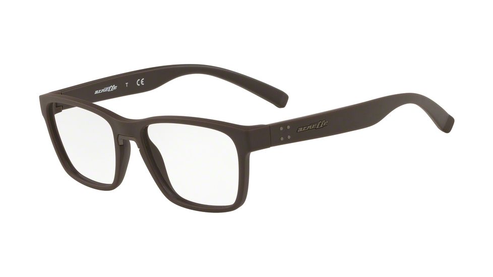 Arnette KNOSH AN7159 Prescription Eyeglasses, 53mm, Matte Brown, AN7159-2570-53-SV