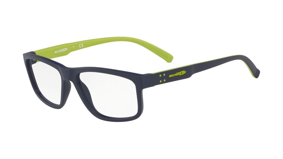 Arnette LA CONDESA AN7163 Progressive Prescription Eyeglasses, 55mm, Matte Blue, AN7163-2581-55-PRO