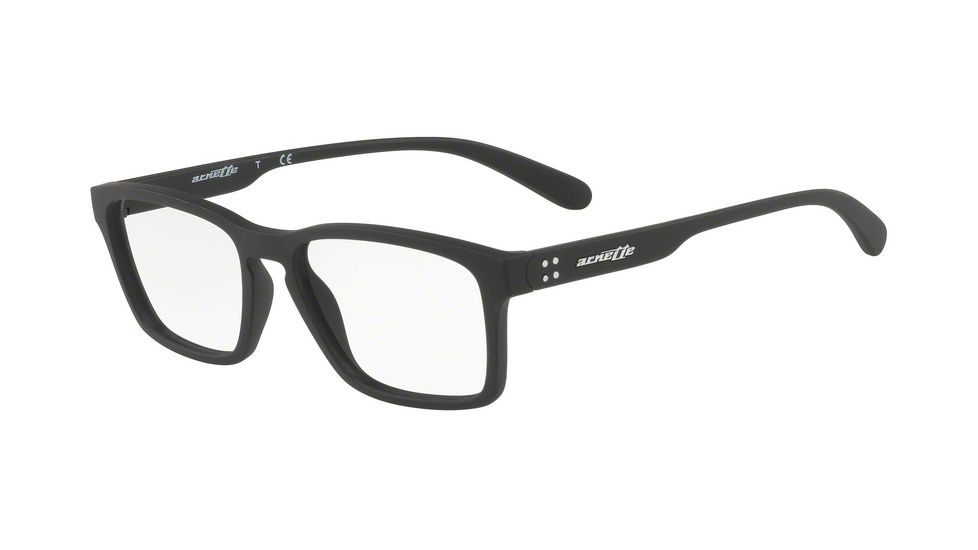 Arnette NOSER GRIND AN7146 Bifocal Prescription Eyeglasses, 53mm, Matte Black, AN7146-01-53-BI