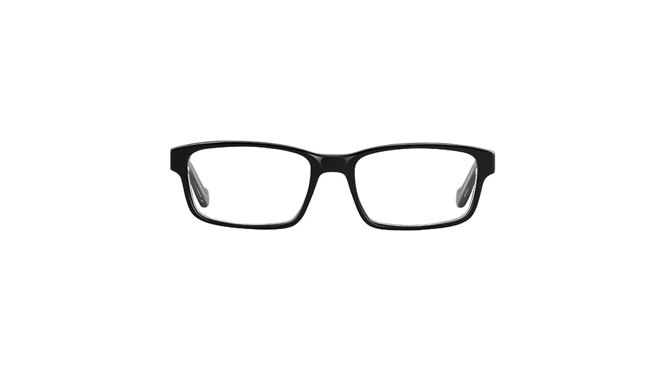 Arnette Riff Eyeglasses, Black on Clear Frame-AN7079-0155