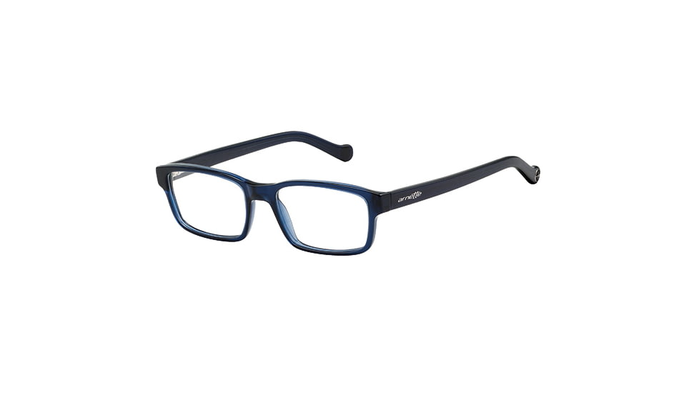 Arnette Riff Eyeglasses, Dark Trans Blue Frame-AN7079-0355