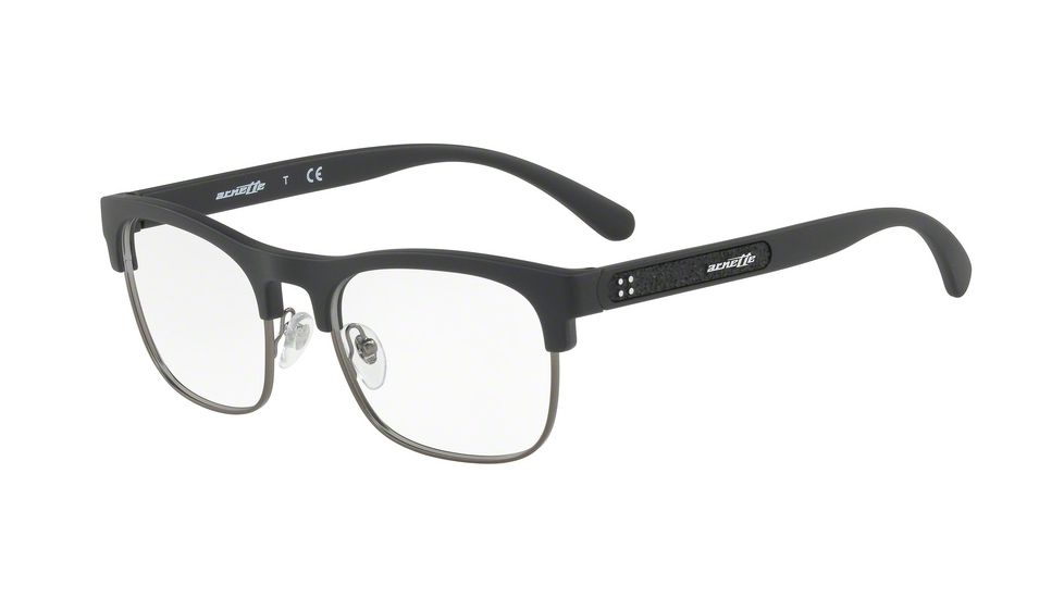 Arnette RIPON AN7131 Eyeglass Frames 01-52 - Matte Black / Matte Gunmetal Frame