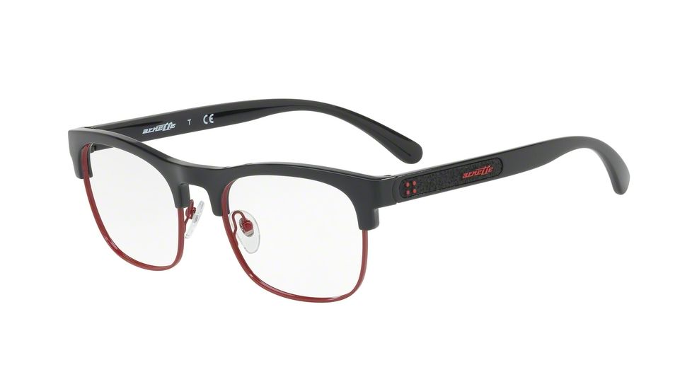 Arnette RIPON AN7131 Eyeglass Frames 41-52 - Black/pastel Red Frame