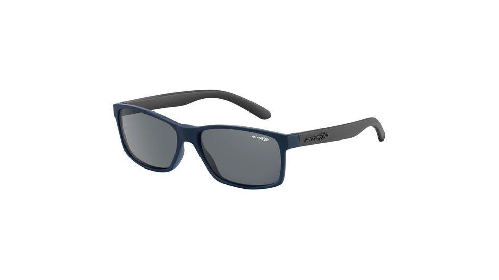 Arnette Slickster Progressive Prescription Sunglasses, Fuzzy Navy Frame, Grey Lens-AN4185-07PR