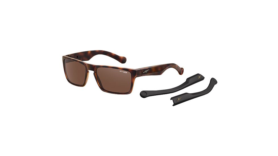 Arnette Specialist Sunglasses, Fuzzy Havana Frame, Brown Lens-AN4204-04