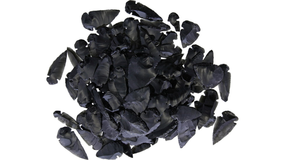 Arrowhead Black Obsidian Arrowhead Asst, 1.5 arrowhead overall, 30829001