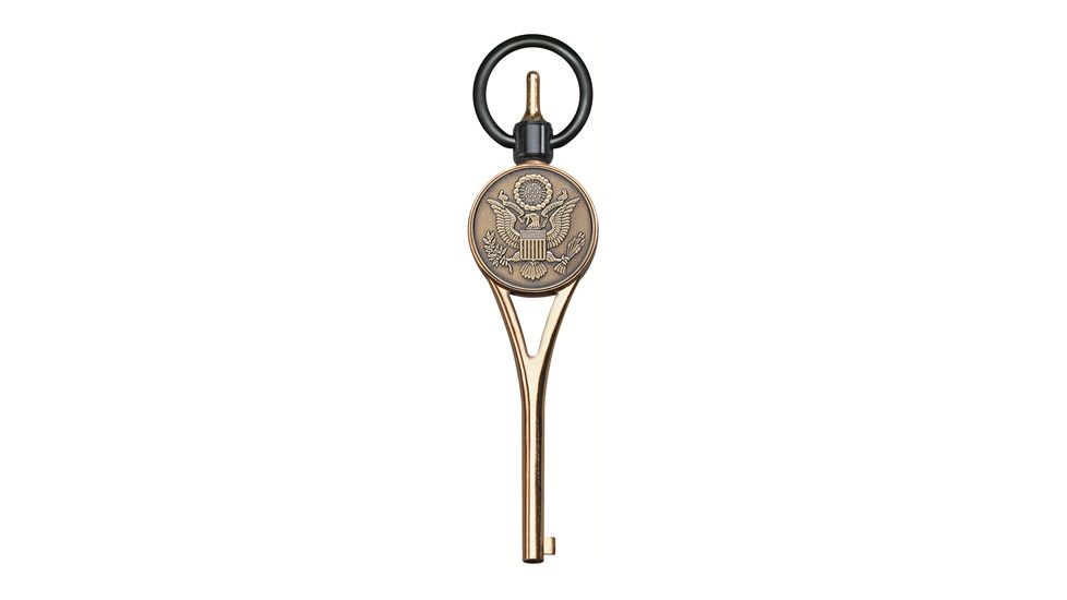 ASP G2 Logo Handcuff Key - Gold - Custom Must Provide Logo - 56899