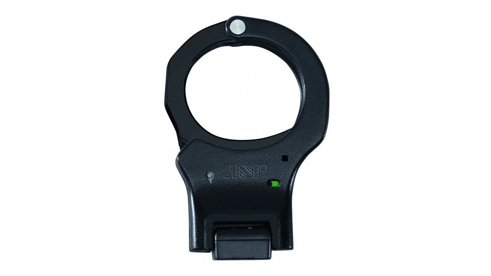 ASP Rigid Handcuffs Aluminum Black 3 Pawl Green - European 66123