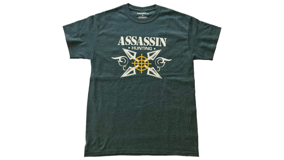 Assassin Broadhead T-Shirt - Mens, Charcoal, 2XL 86149