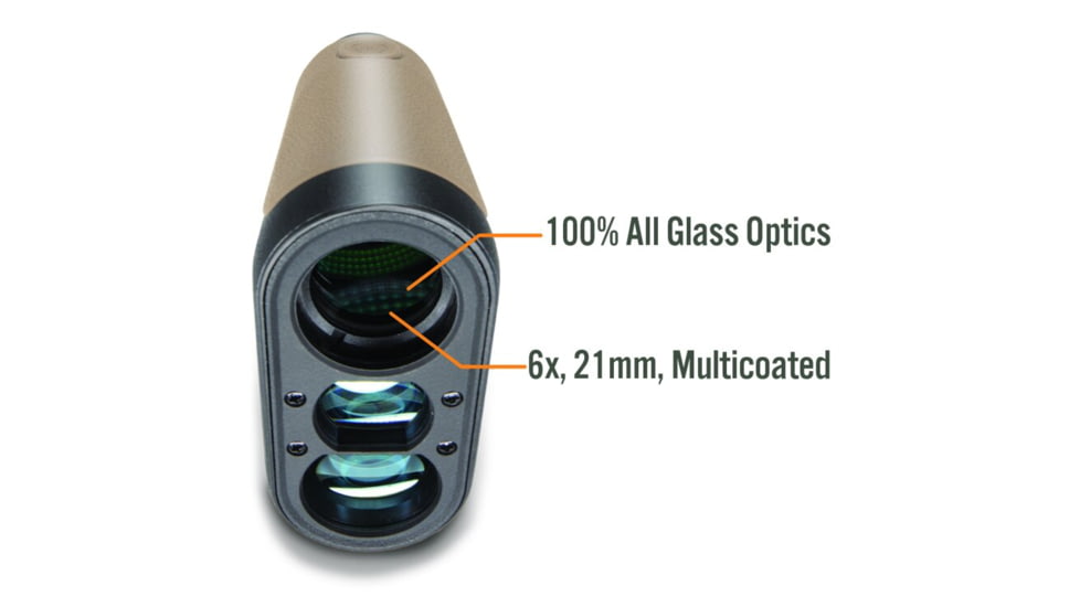 Astra Optix OTX-2400A 6x21 Rangefinder with Applied Ballistics, Black/Tan, OTX-2400A