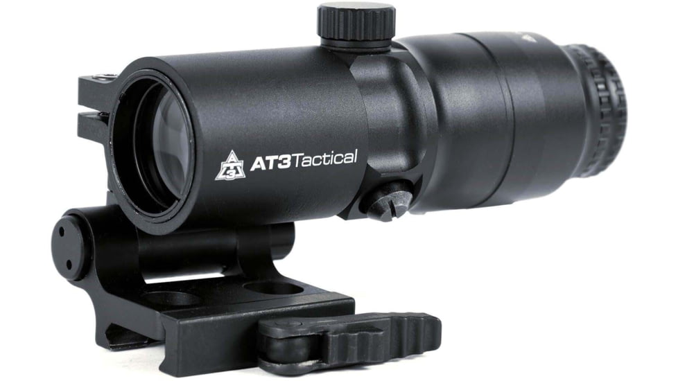 AT3 Tactical 4x Magnified Red Dot Kit, Red Dot Sight, .83in Riser &amp; 4X Magnifier, RD-50-4XRDM-KIT