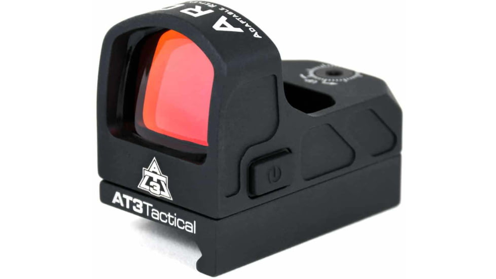 AT3 Tactical ARO Micro Red Dot Reflex Sight with Low Riser Mount, Burris/Vortex Footprint, AT3-ARO-0