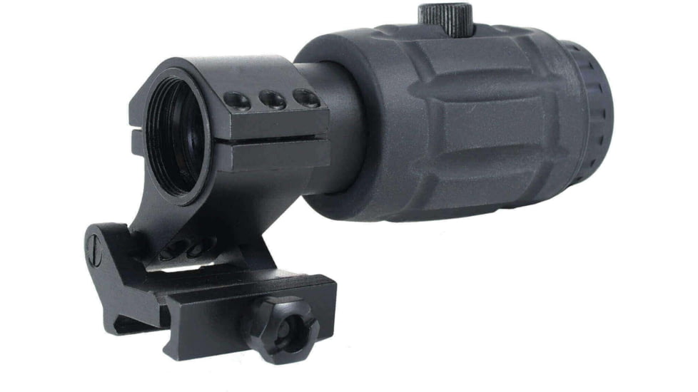 AT3 Tactical Magnified Red Dot with Laser Sight Kit - Red Dot with Red Laser Sight &amp; 3x Magnifier, LEOS-RRDM-KIT
