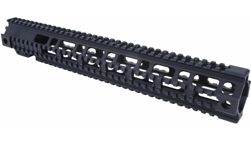 AT3 Tactical Pro Series Free Float Quad Rail AR15 Handguards, 14.5in Extended Rifle Length, Black, AT3-QR-15