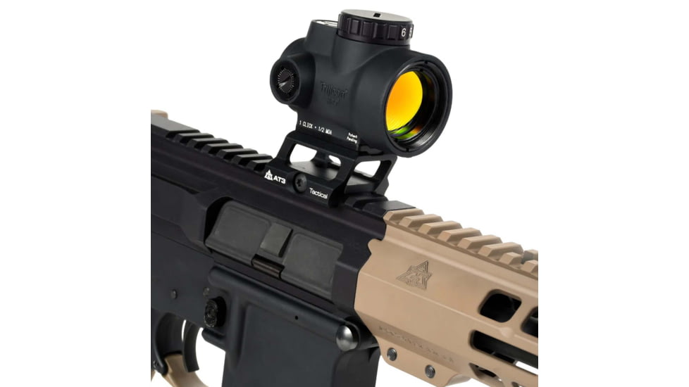 AT3 Tactical RCO Riser Mount for MRO Pattern Optics, Hardcoat Anodizing, Black, AT3-RCO-RM