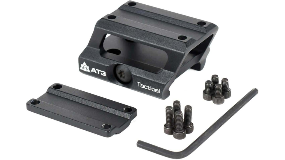 AT3 Tactical RCO Riser Mount for MRO Pattern Optics, Hardcoat Anodizing, Black, AT3-RCO-RM