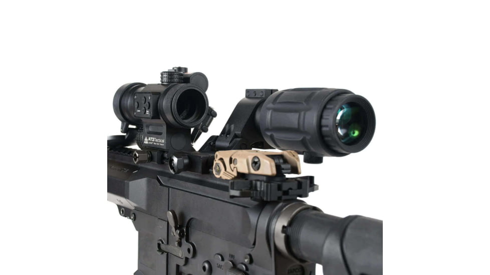 AT3 Tactical RRDM 3x Red Dot Magnifier with Flip-to-Side Mount, RRDM-3X