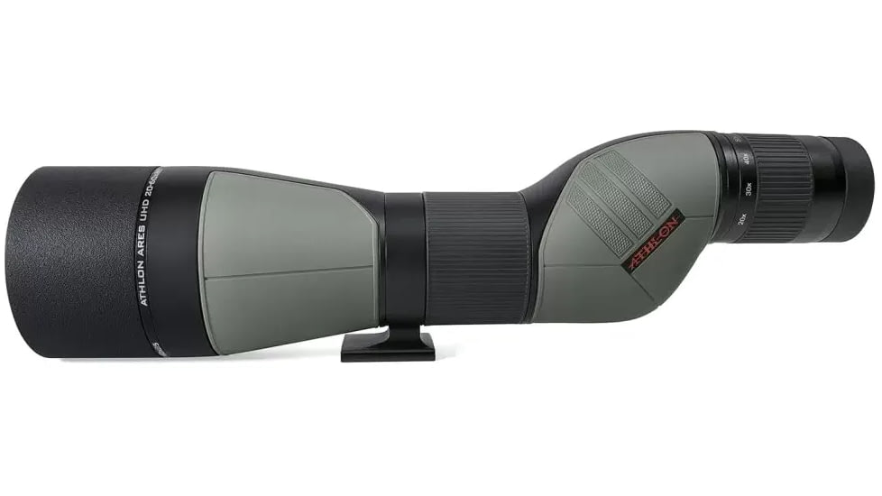Athlon Optics Ares Gen II 20-60x85mm UHD Spotting Scopes, Straight Angle, Green, 312007