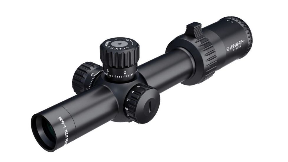 Athlon Optics Argos 1-4x24 Fixed Rifle Scope,30mm,Black,HSR 14 IR-MIL Reticle 214054