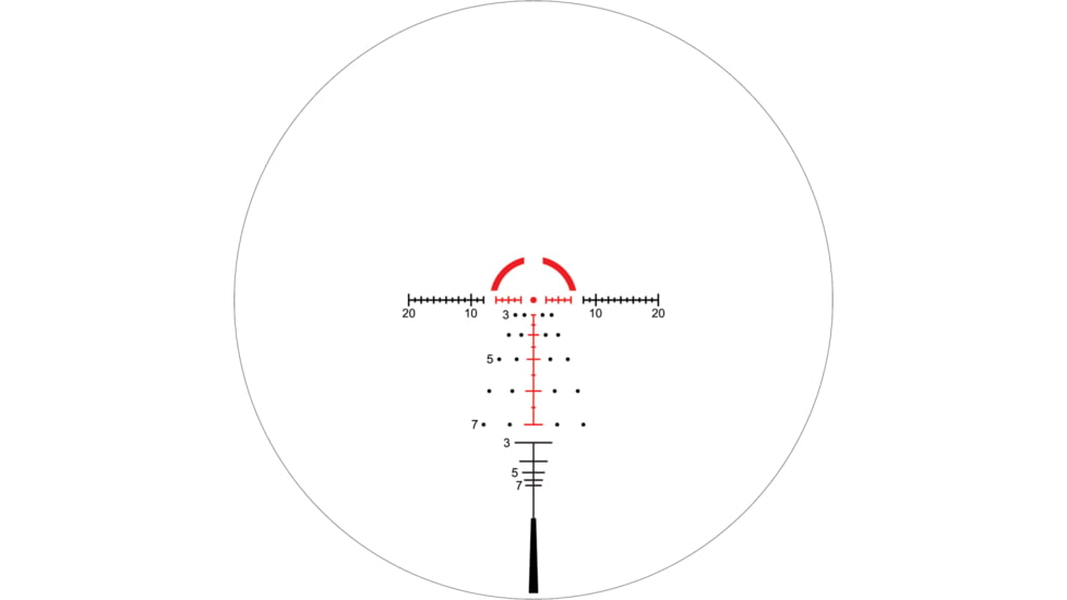 Athlon Optics Argos BTR GEN3 1-8x24 LPVO 30mm Tube Rifle Scope, SFP, ATSR5 IR MOA Reticle, Black, 214073