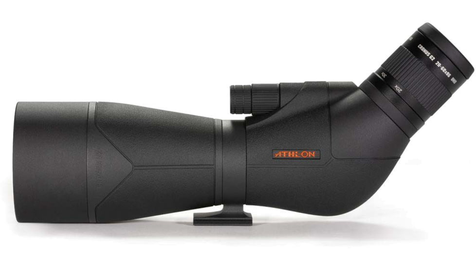 Athlon Optics Cronus G2 20-60x86 UHD Dual Focus Spotting Scope, Angled 45 Degree, Black, 311006