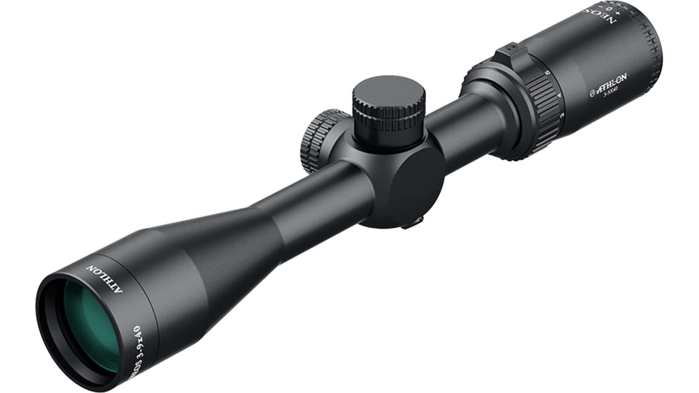 Athlon Optics Neos 3-9x40 Rifle Scope, 1in Tube, Second Focal Plane, BDC 22 RimFir, MOA Reticle, Black, 216003