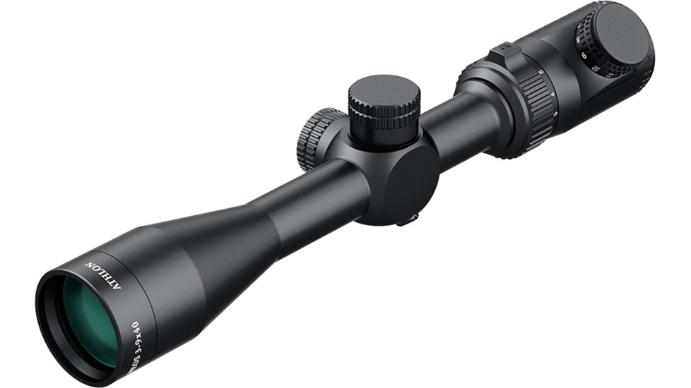 Athlon Optics Neos 3-9x40 Rifle Scope, 1in Tube, Second Focal Plane, BDC 500, IR MOA Reticle, Black, 216002