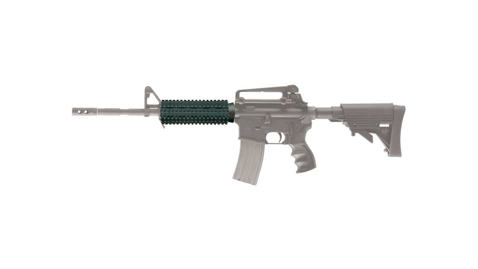 AR-15 Carbine Two Piece Forend mounted to rifle