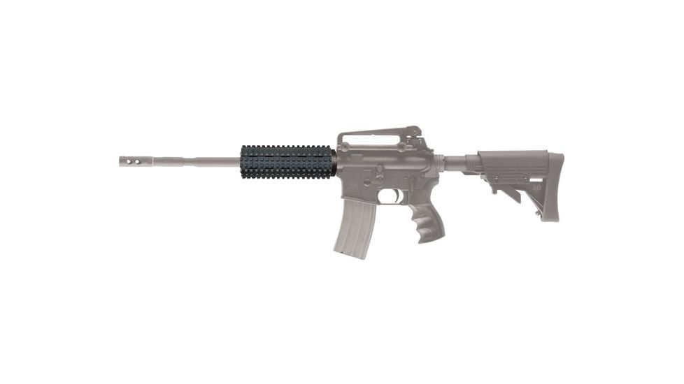 AR-15 Carbine Free Float Forend Long Rail Package mounted to rifle