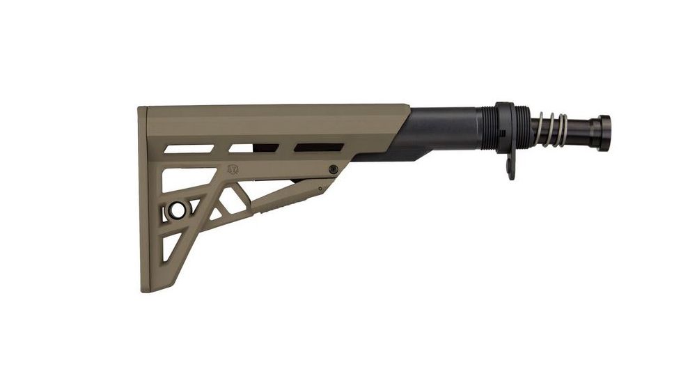 Advanced Technology International - ATI AR-15 TactLite Six Position Mil-Spec Stock With Military Buffer Tube Assembly Flat Dark Earth