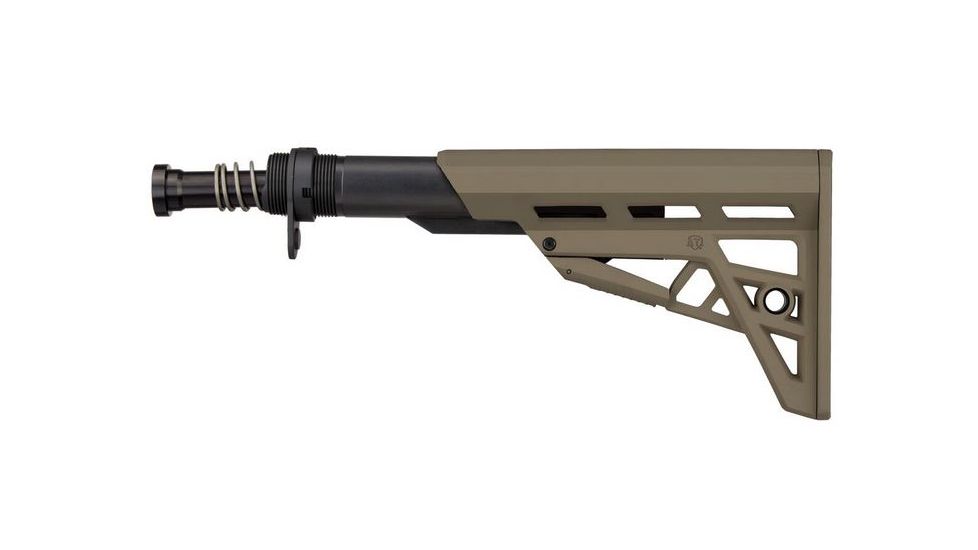 Advanced Technology International - ATI AR-15 TactLite Six Position Mil-Spec Stock With Military Buffer Tube Assembly Flat Dark Earth