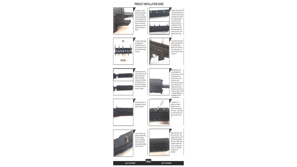 ATI Outdoors AR-22 Ruger 10/22 Stock Conversion Kit, Black, One Size, B.2.10.2210