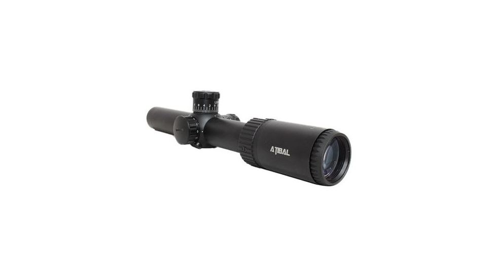 Atibal Striiker 1-4x24mm Rifle Scope, 30mm Tube, Second Focal Plane, 5.56/.308 Reticle, Black, AT-Str-1-4