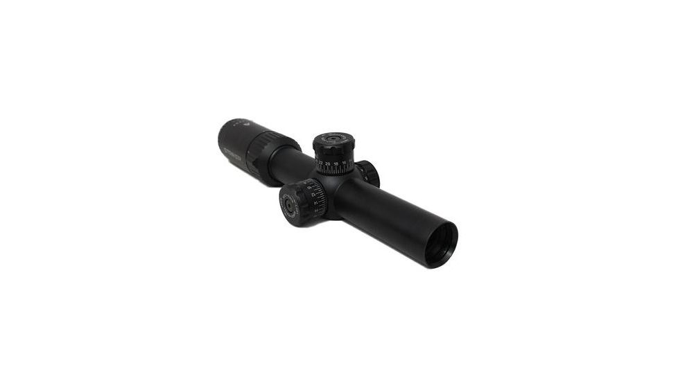Atibal Striiker 1-4x24mm Rifle Scope, 30mm Tube, Second Focal Plane, 5.56/.308 Reticle, Black, AT-Str-1-4