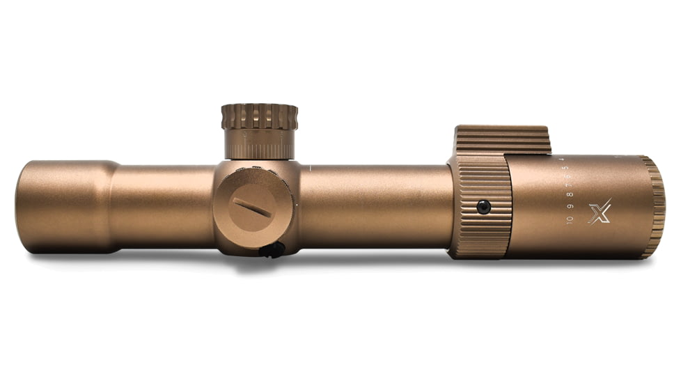Atibal X Rifle Scope, 1-10x30mm, 35mm Tube, First Focal Plane, XV2 Reticle, Anodize, Bronze, AT-X-BNZ