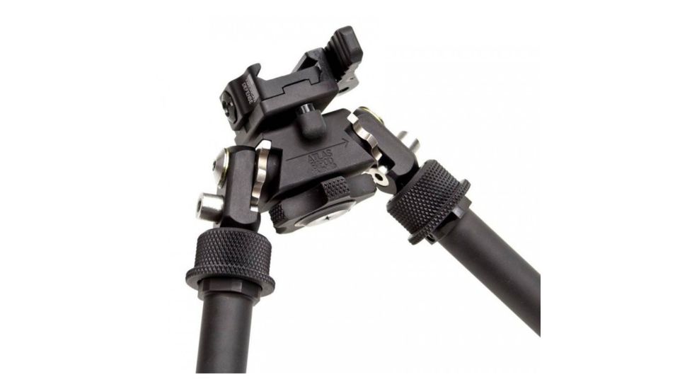 Atlas Bipods PSR Tall Atlas Bipod- Lever with ADM 170-S Lever, Black BT47-LW17