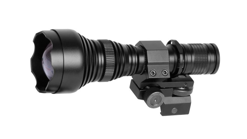 ATN IR850 Pro Long Range IR Illuminator w/Adjustable Mount, Black, ACMUIR85PR