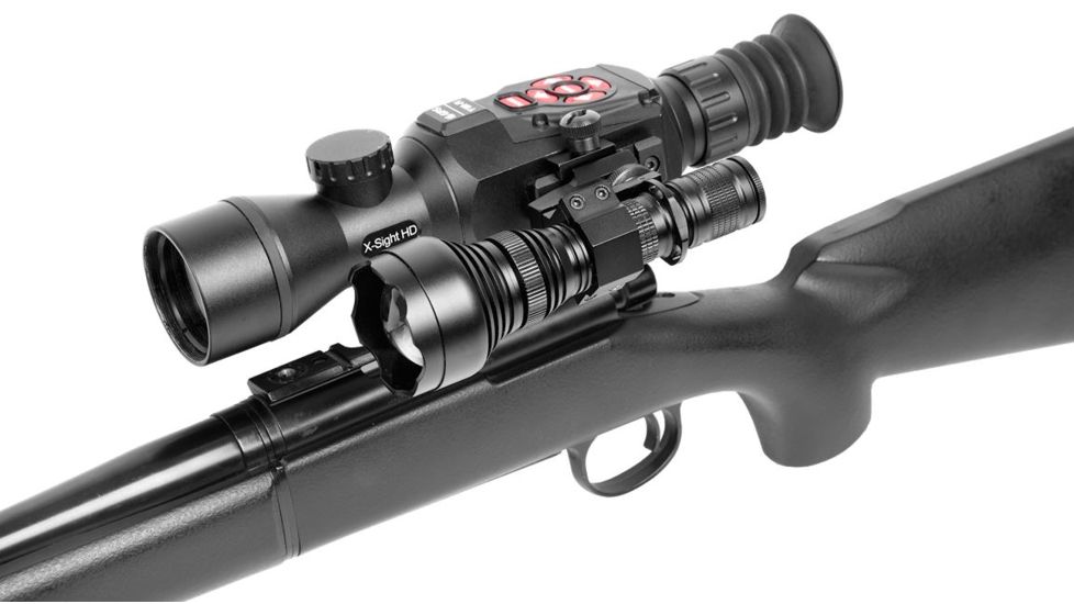 ATN IR850 Pro Long Range IR Illuminator w/Adjustable Mount, Black, ACMUIR85PR